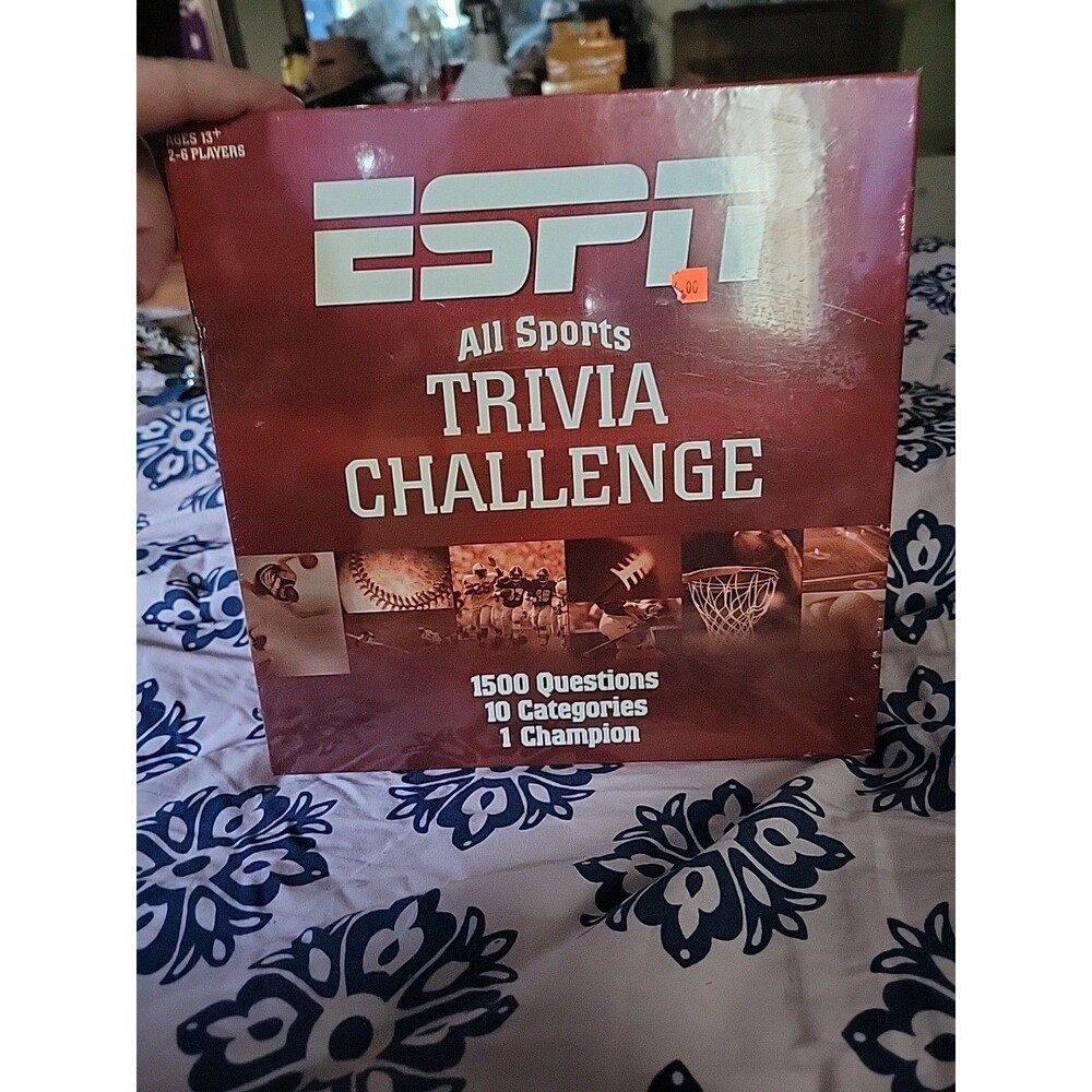 ESPN All Sports Trivia Challenge Board Game Complete